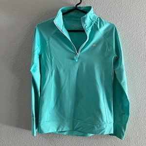 Women's XS Vineyard Vines Performance Zip Pullover Sweatshirt Long Sleeve Jersey
